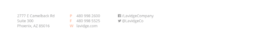 LAVIDGE contact info