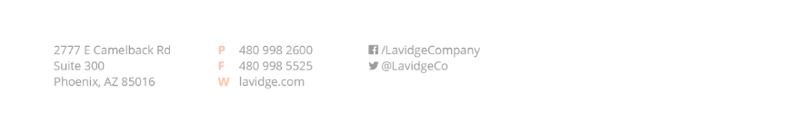 LAVIDGE contact information