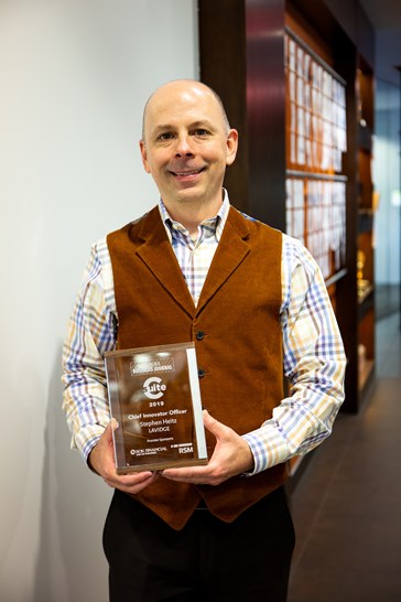 Stephen Heitz sets the industry standard by being named Phoenix Business Journal's first Chief Innovation Officer of the Year as part of its 2019 C-Suite Awards.