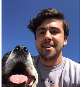 Caleb Preus and his dog, Buddy, participated in the Juvenile Diabetes Research Foundation's virtual walk on behalf of LAVIDE IMPACT.