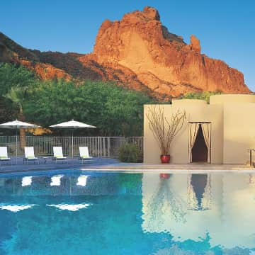 Sanctuary Pool and Mountain